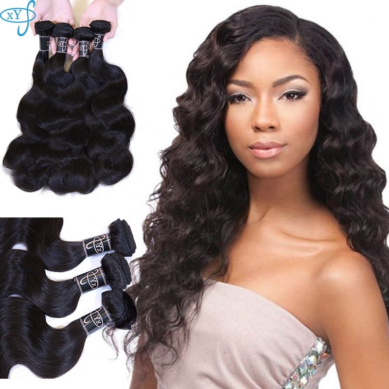 XYS Wholesale Human Hair Extensions, 12A Grade Cuticle Aligned Virgin Hair Vendor, Free Sample Cheap Brazilian Hair Bundles