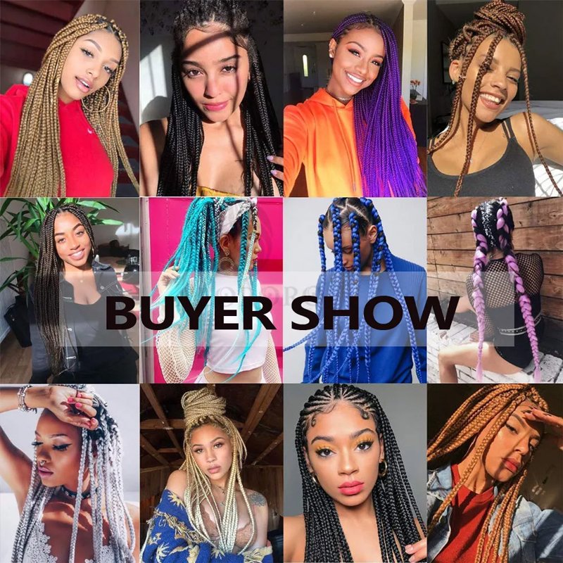 Wholesale Yaki Jumbo Braiding Hair 82'' 165g African Crochet Braids Easy Stretched Synthetic Hair Heat Resistant hair extension