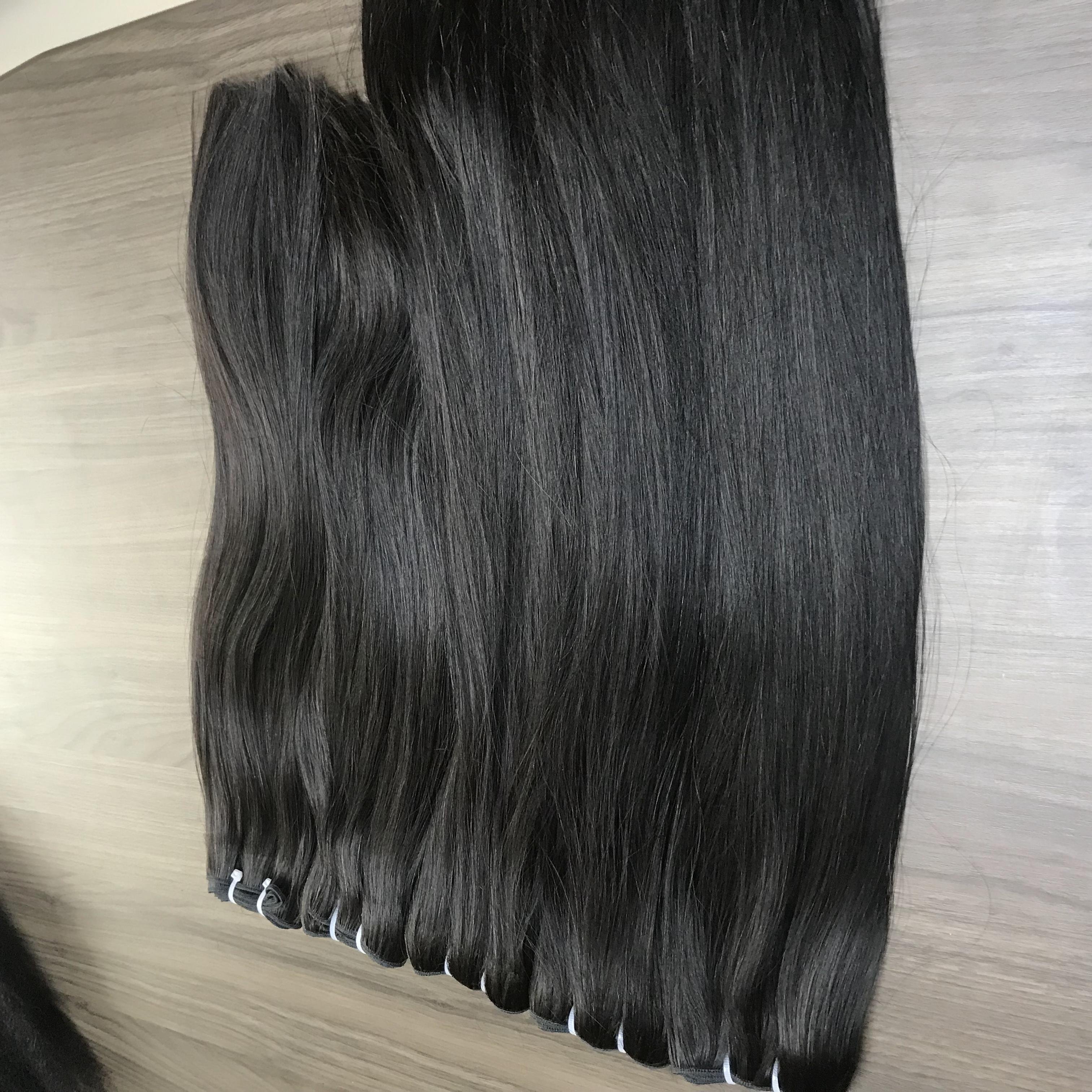 Unprocessed raw virgin bulk human hair,bone straight natural mink brazilian hair bundle,wholesale brazilian human hair extension