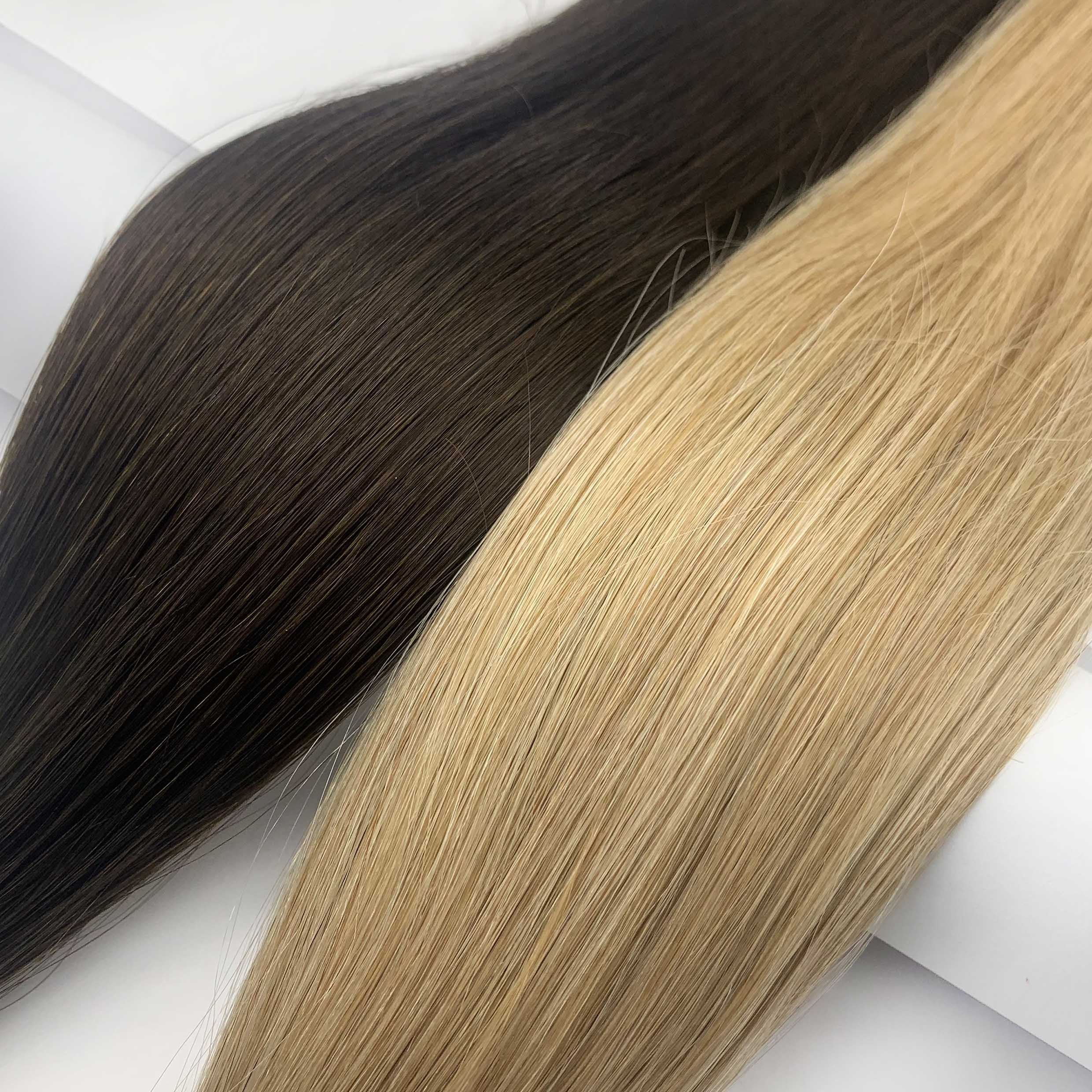 Fasimei Wholesale Price Raw Cuticle Aligned Hair Product Flat Tip Keratin Extensions Flat Tip Human Hair Extensions Russian Hair
