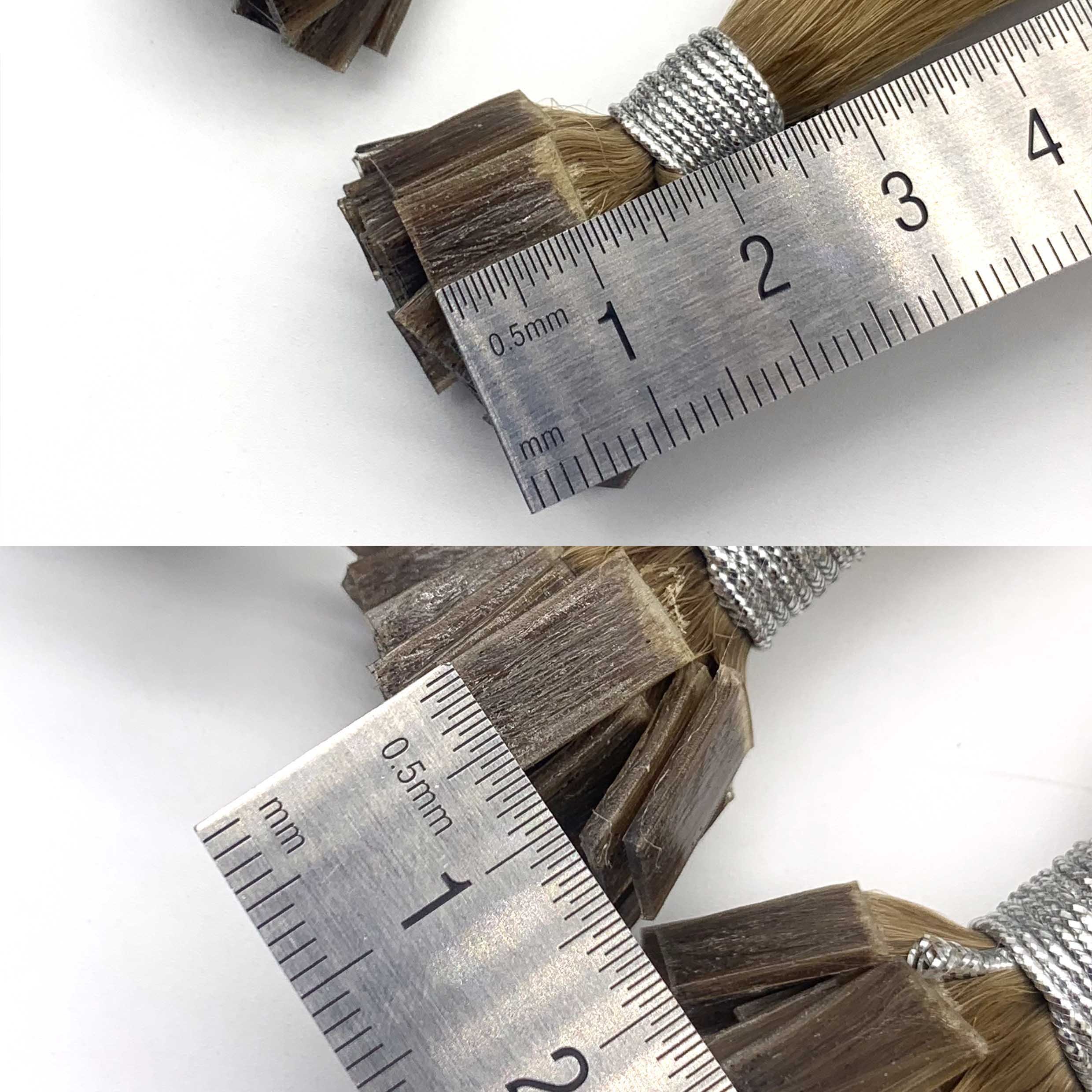 Fasimei Wholesale Price Raw Cuticle Aligned Hair Product Flat Tip Keratin Extensions Flat Tip Human Hair Extensions Russian Hair