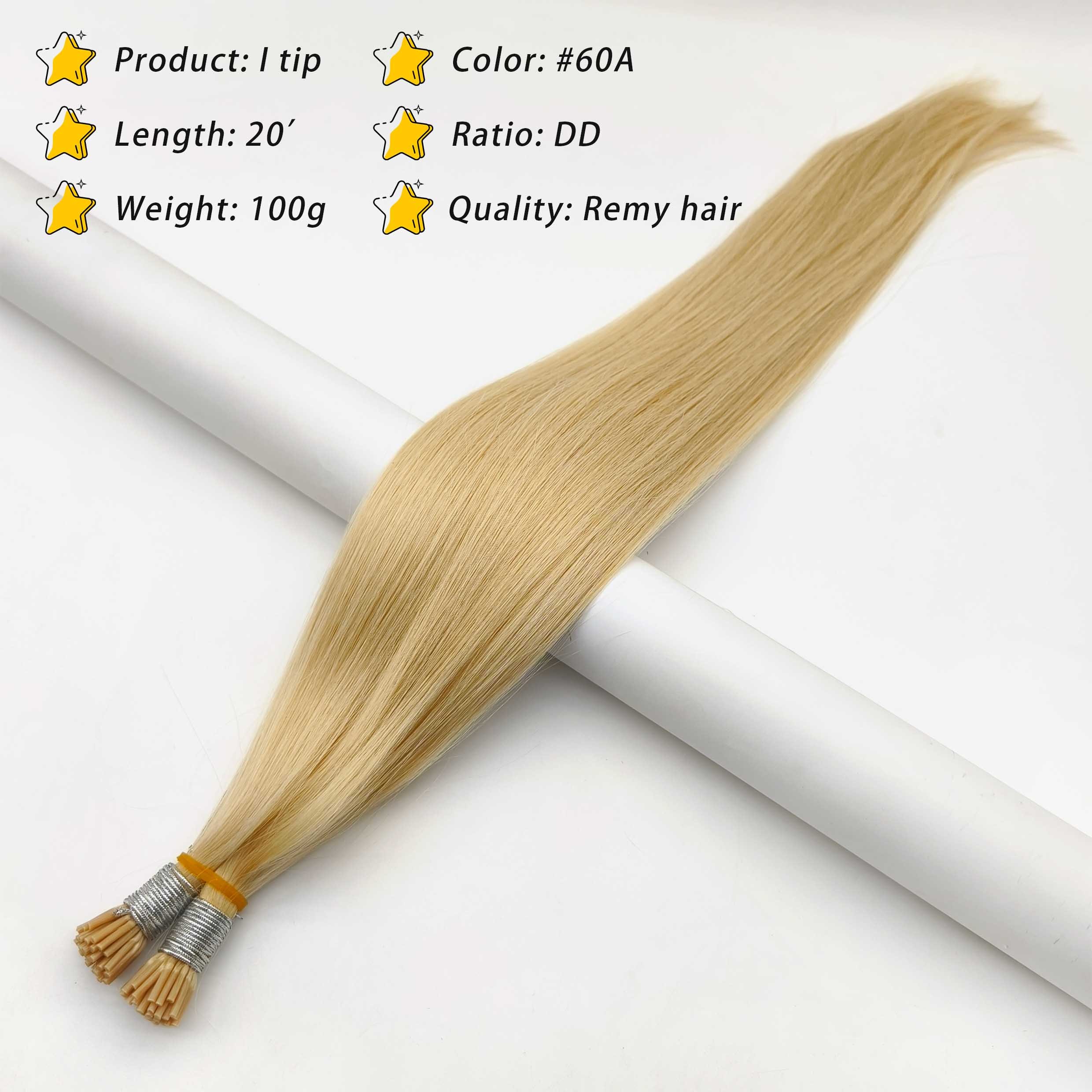 Fasimei 100% Remy Hair I V U Flat Tip Double Drawn High Quality Human Hair Extensions
