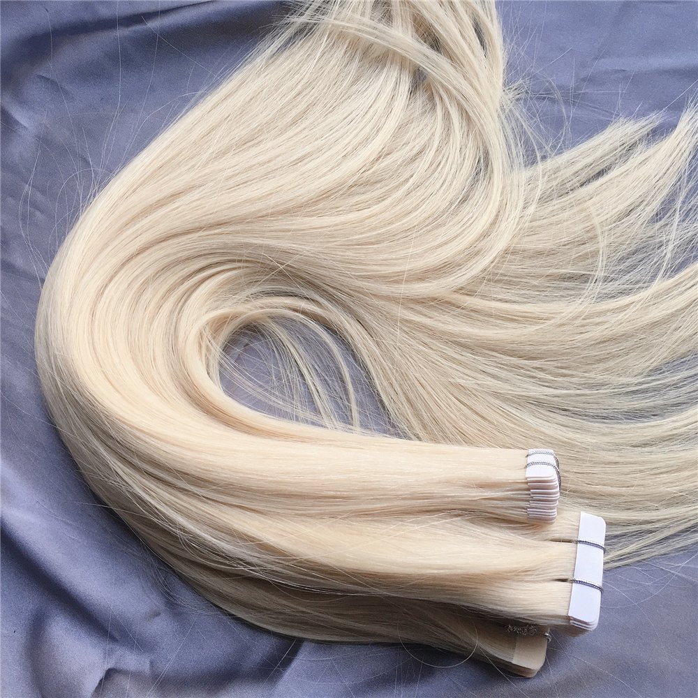 Ruikang Hair Double Drawn Invisible Remy Skin Weft Seamless Remi Russian Extensions Indian Tape In Human Hair Extension