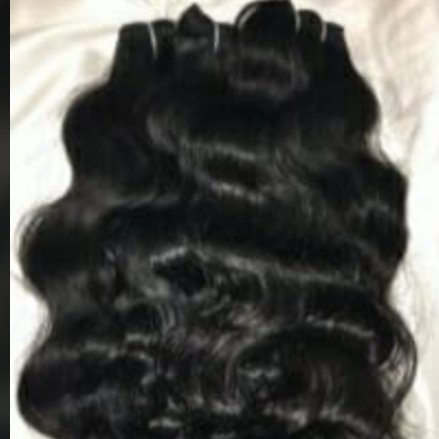 100% Raw Unprocessed Virgin Indian Temple 20'' Wavy Bundles Remy Human Hair Extensions