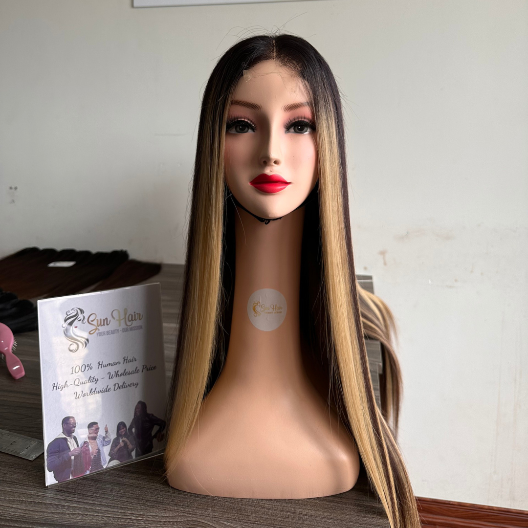 Sun Hair Company Wholesale Hot Trendy HD Lace Front Wig Piano Color 26 Inch Closure 2x4 2x6 Vietnamese Human Hair Extensions