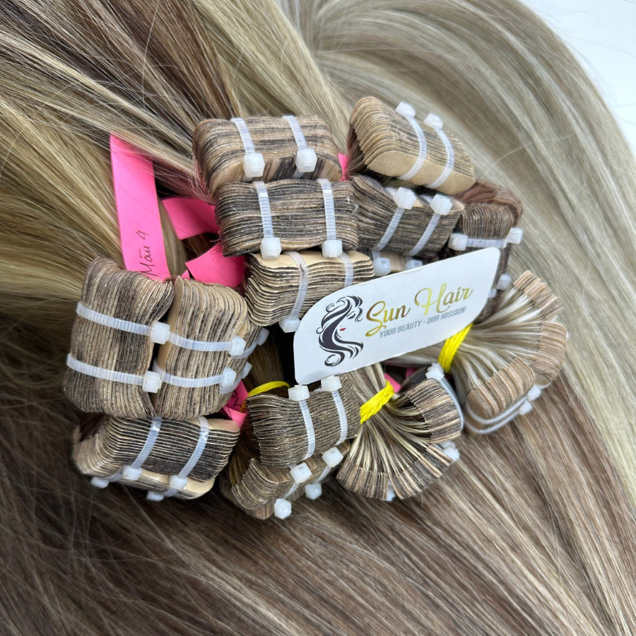 Hot Products Quality 100% Remy Vietnamese Hair Extensions Normal Tape In Many Light Colors SDD Straight Good Price By Sun Hair