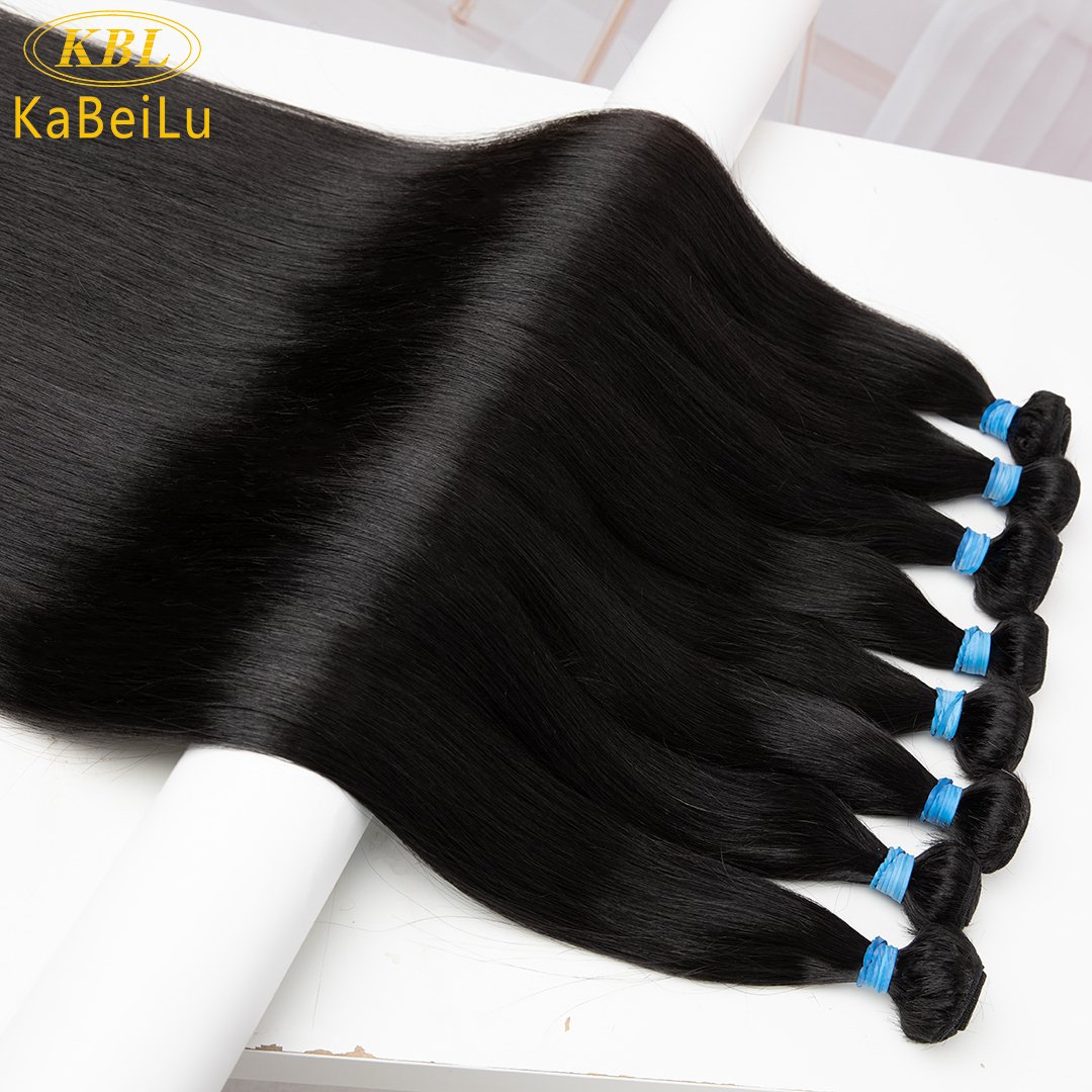 Raw indian hair cuticle aligned human hair bundles double drawn vietnamese kinky straight hair weft