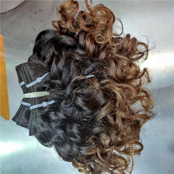  cheap afro curly brazilian hair 20 bundles African women popular ombre color remy human hair weave extension