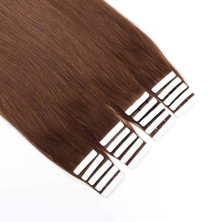 Wholesale Handtied Invisible Seamless Cuticle Aligned Tape In Human Hair Extensions Tape Hair Extension