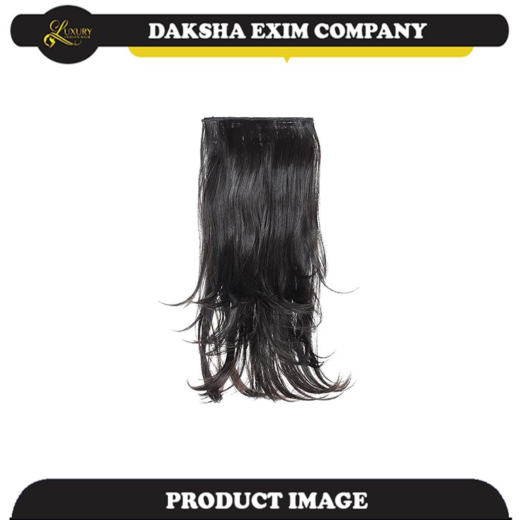 High Natural Unprocessed Natural Real Remy Indian Virgin Human Hair Weft Extensions For Instant Length And Volume