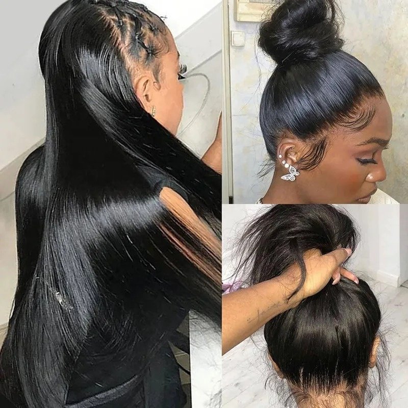 Invisible-strap Drawstring 360 Wigs 150 180 Density Remy Human Hair Wigs Hd Lace Wear To Go Curly Lace Frontal Wig For Ladies