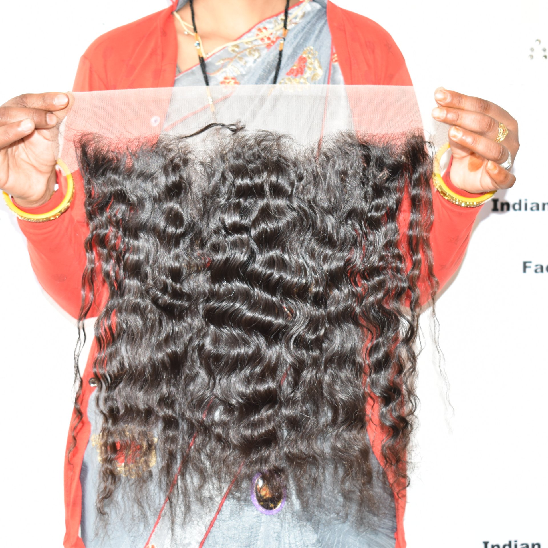 Raw Virgin Unprocessed 100% wholesale Quality Curly 13*4 Frontal Brazilian indian human hair extensions