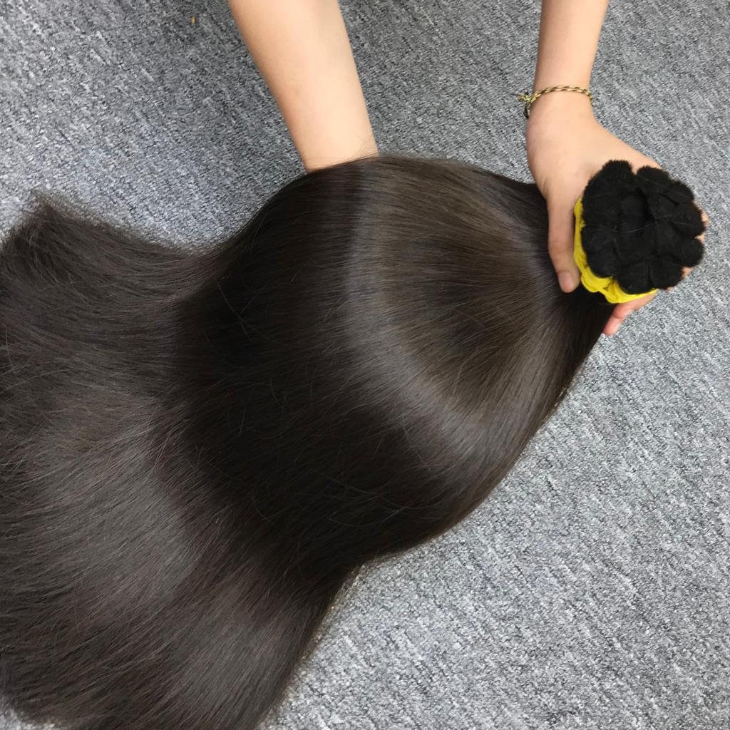 Best Selling 100% Vietnamese Raw Natural Straight Human Hair Extensions Bulk Bundle Raw Unprocessed Quality