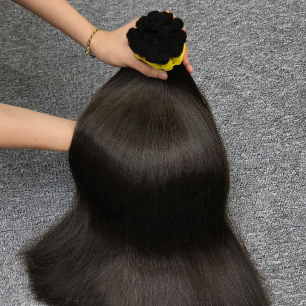 Best Selling 100% Vietnamese Raw Natural Straight Human Hair Extensions Bulk Bundle Raw Unprocessed Quality