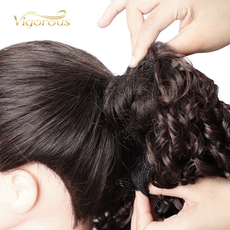 Water Wave Custom Hot Selling Queen Extension Wholesale Darling Ombre Black Bug Pre Stretched Braiding Hair