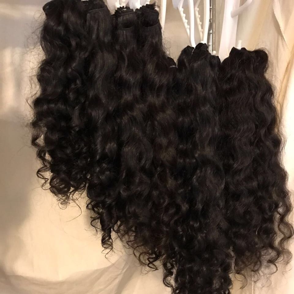 Reliable Indian hair supplier from india Indian temple human hair Extension Cuticle aligned Virgin hair Bundleshair Extensions