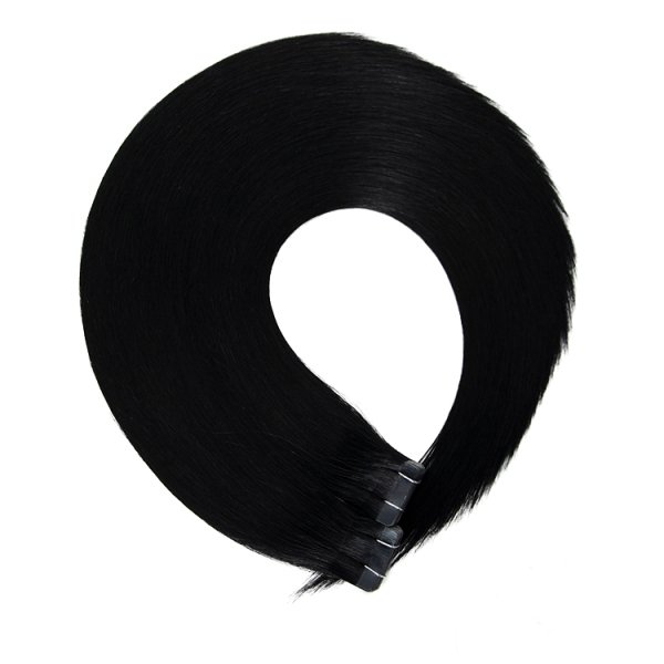 Wholesale 100% Real Brazilian Human Hair silk straight Tape Ins Virgin Remy Tape In Human Hair Extensions one pack 40pcs 100gram