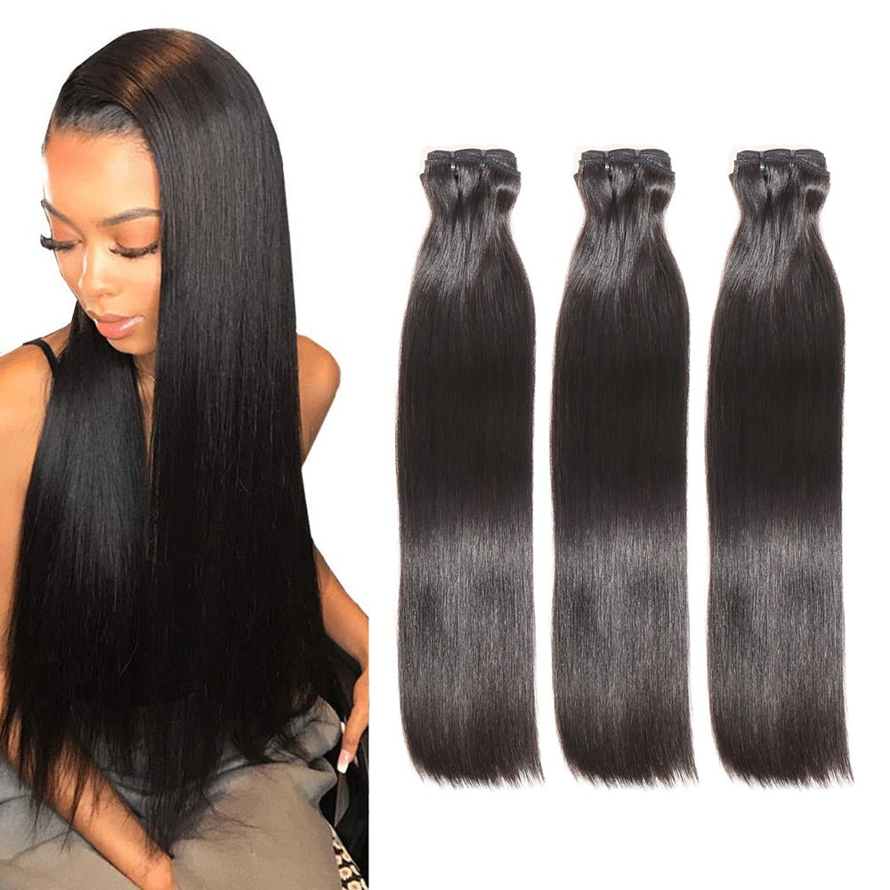 Top Selling Wholesale Vietnamese Human Hair Extensions Super Double Drawn Bone Straight Hair Bundles High Quality Raw