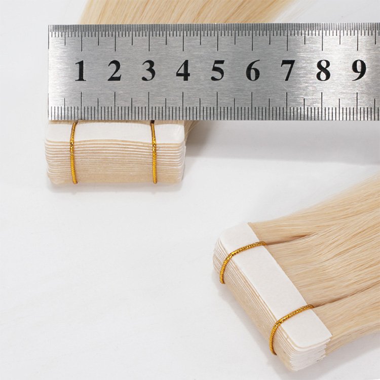 Wholesale Russian Double Side Tape Hair Extensions Remy Virgin Cuticle Aligned Hair High Quality Tape In Human Hair