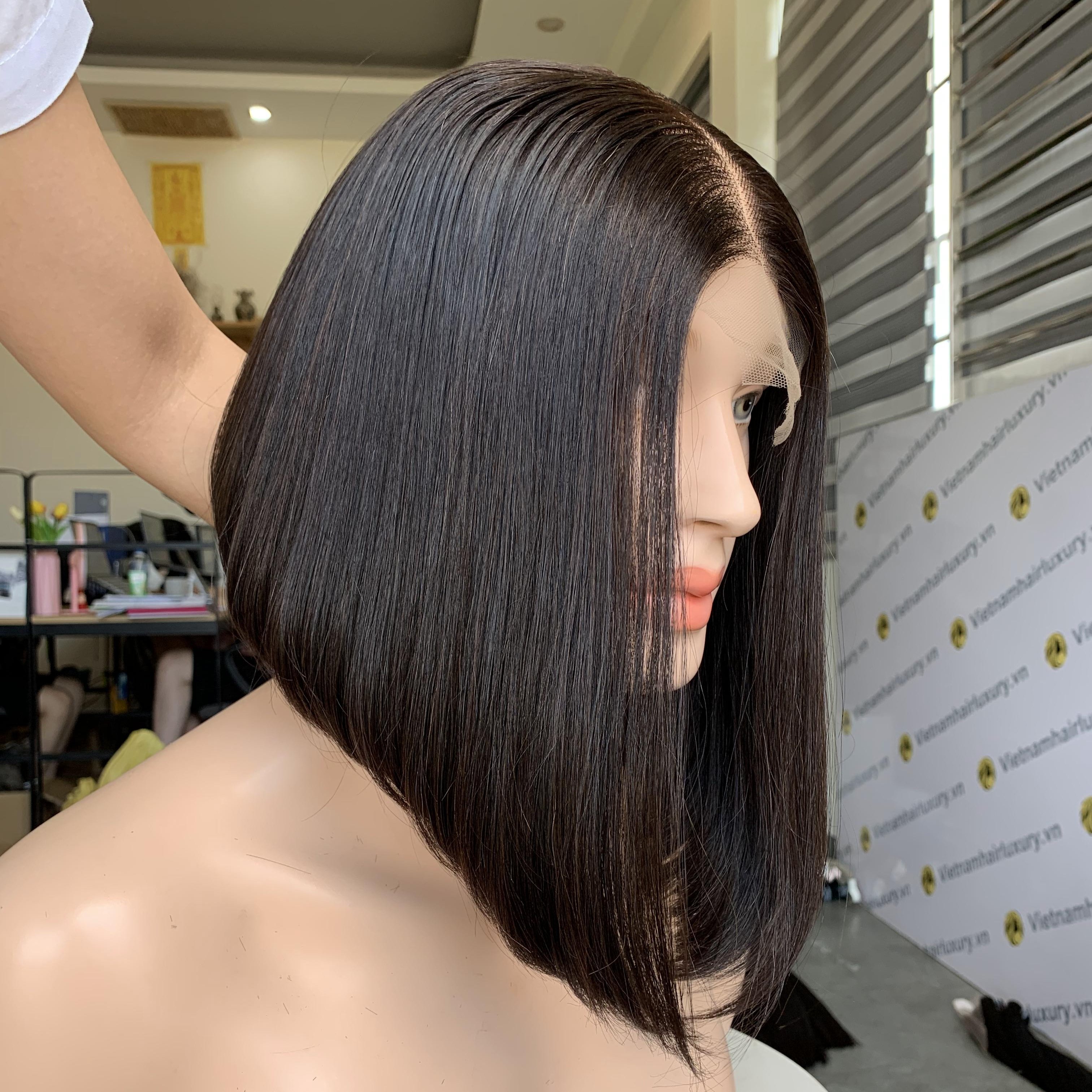 Super Double Drawn Vietnamese Virgin Human Hair Bone Straight Vietnam Human Hair Extension, Bundle Raw Vietnamese Hair