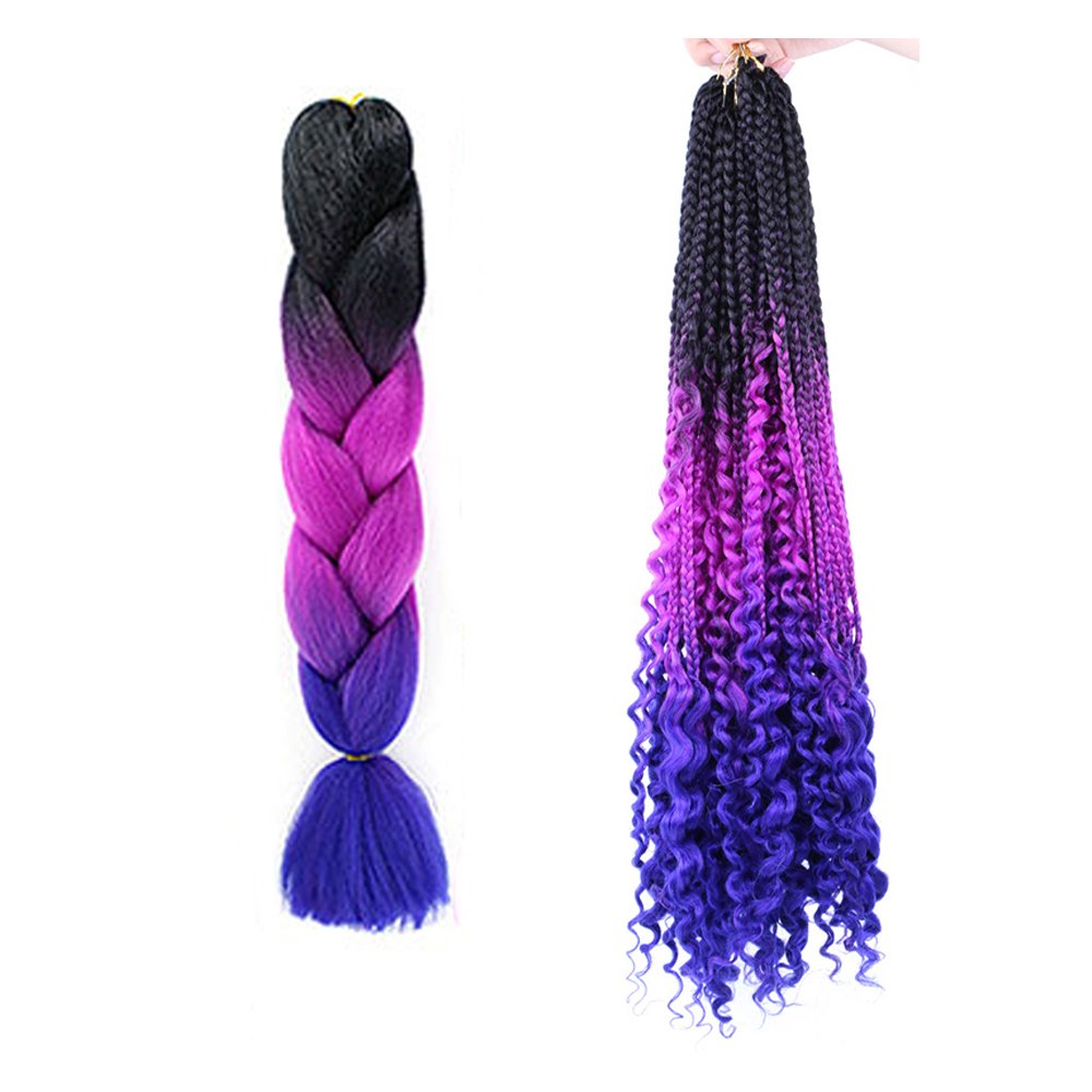 wholesale Perruque Natte Synthetic Braiding Hair manufacturer synthetic jumbo braid expression braiding hair factory