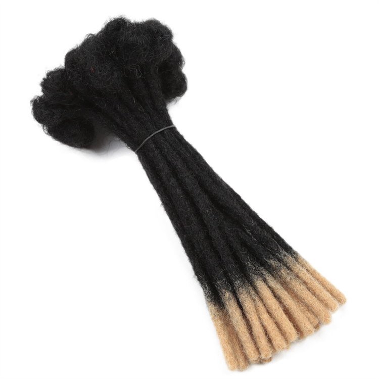 8inch dirty braids crochet human hair extensions handmade dreadlock braid faux locs hair