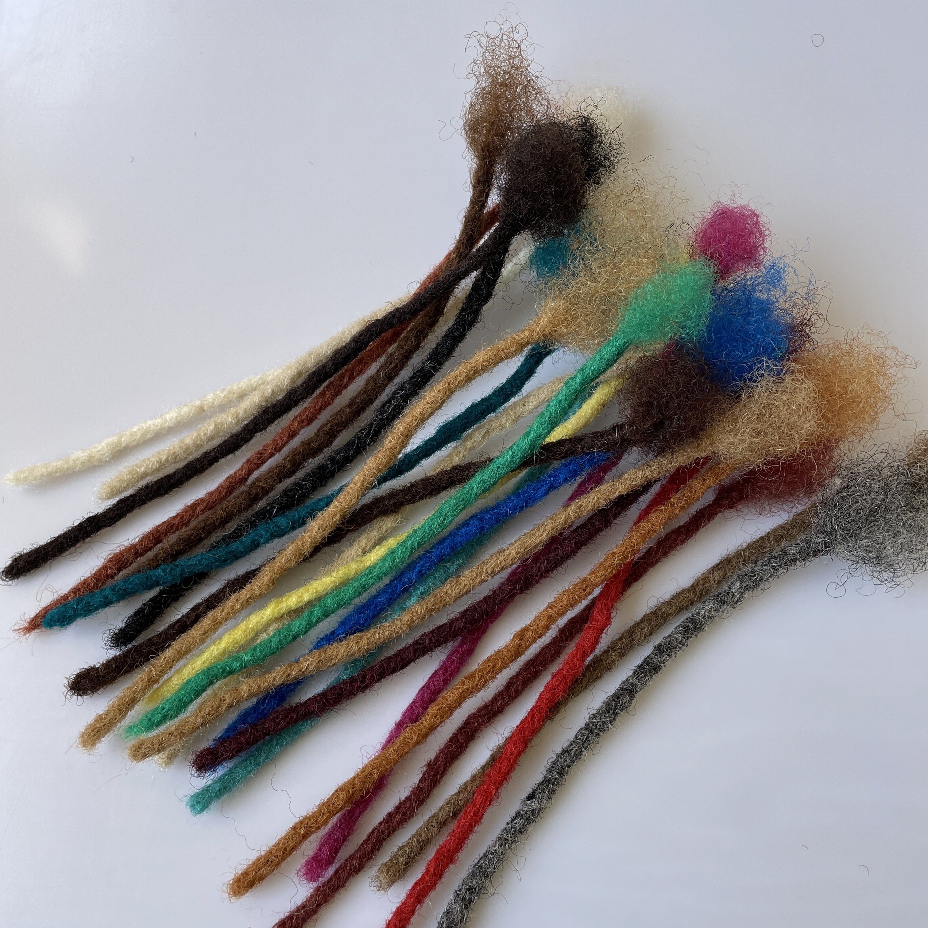 Human Hair Locs Extensions Dreadlocks Extensions Full Handmade Human Hair