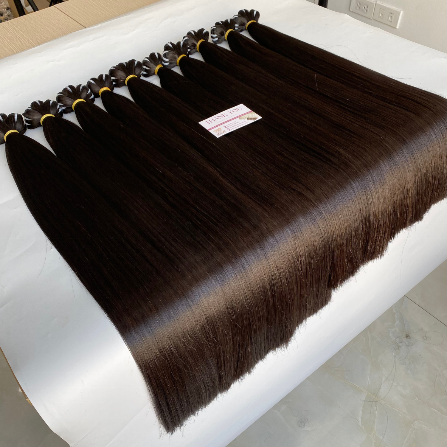 Best Selling Items Bundle Weft Hair Extensions Long Lasting 100% Pure Raw Unprocessed Virgin Raw Human Hair Vietnamese