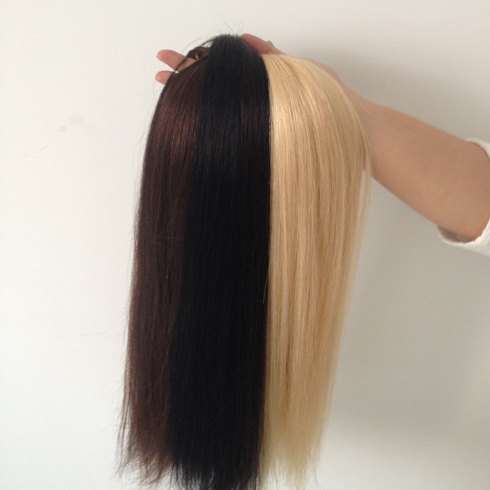 Tape-In Human Hair Extensions virgin brazilian human hair skin weft