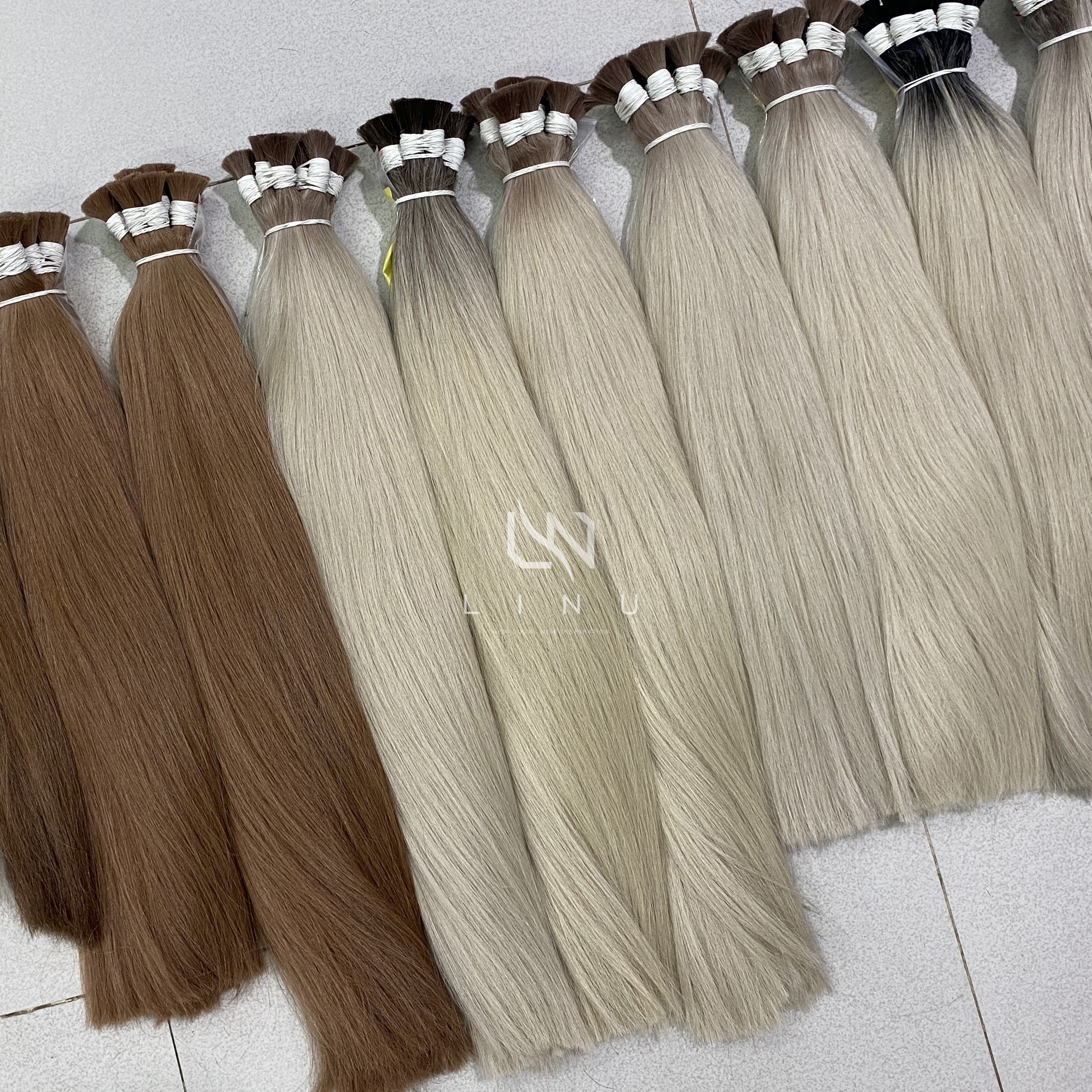 100% Raw Unprocessed Virgin Cuticle Aligned Human Hair, Vietnamese Human Hair Extensions