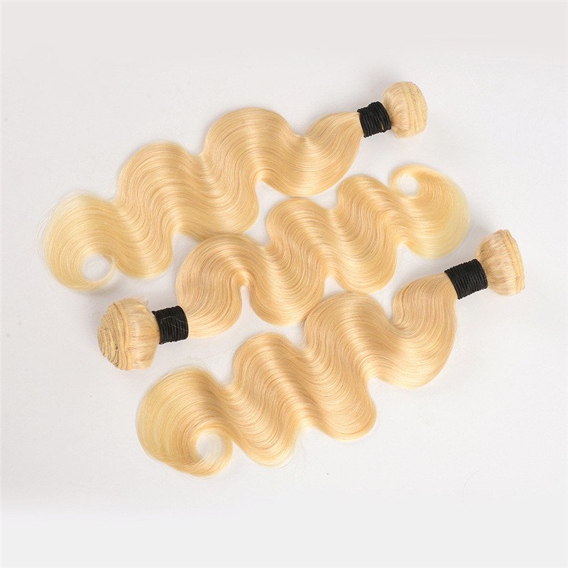 Body Wave 613 Human Hair Extension European Blonde Brazilian Hair Bundles