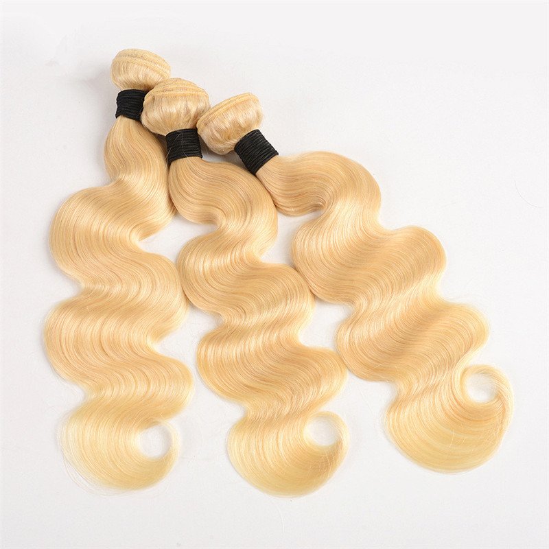 Body Wave 613 Human Hair Extension European Blonde Brazilian Hair Bundles