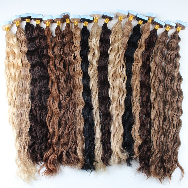 Honor Hot Product Double Drawn Virgin Hair Tape Blond Remy Tape In Hair Extensions Human