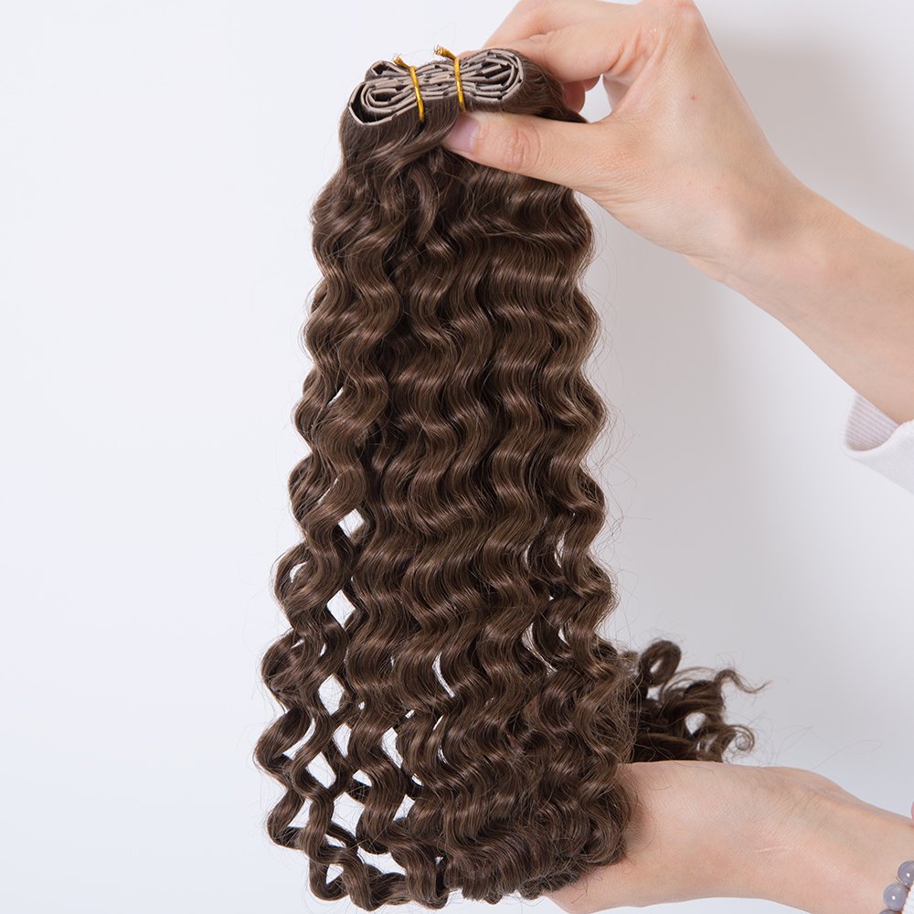 New Design Invisible Pu Skin Weft extension With Holes Virgin hair Easy To Use Custom Hole Weft hair extensions For Salon