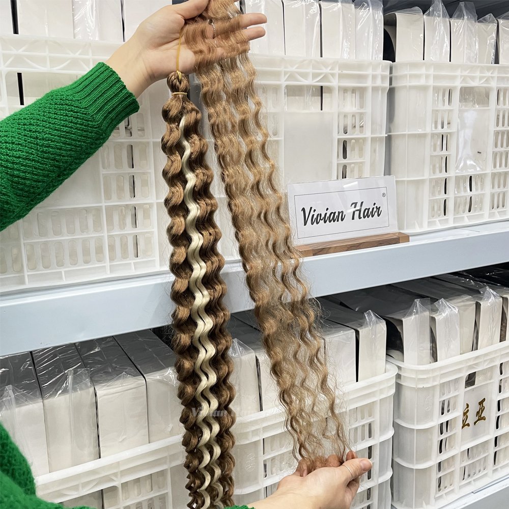 100g 24Inch 100% kanekalons fiber crochet hair water wave passion deep twist wavy ombre braiding hair