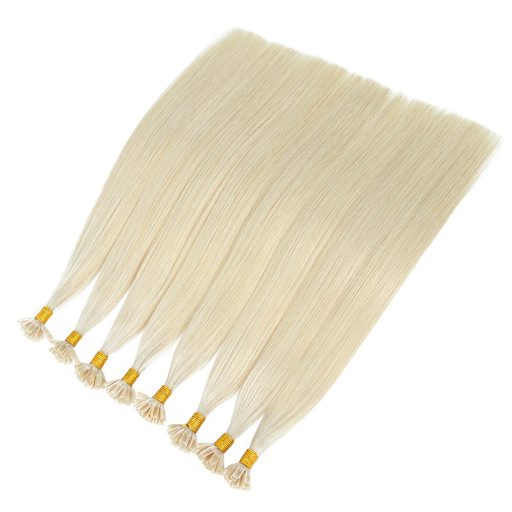 Wholesale 100% Double Drawn raw I/flat u tip keratin bonded human hair extensions European u tip hair extensions human hair