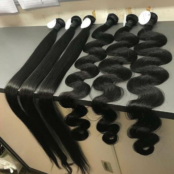 Body Wave Bundles 100% Brazilian Remy Human Hair Extensions Double Weft Deep Weave 3 Bundles Curly Natural Black Hair Bundles