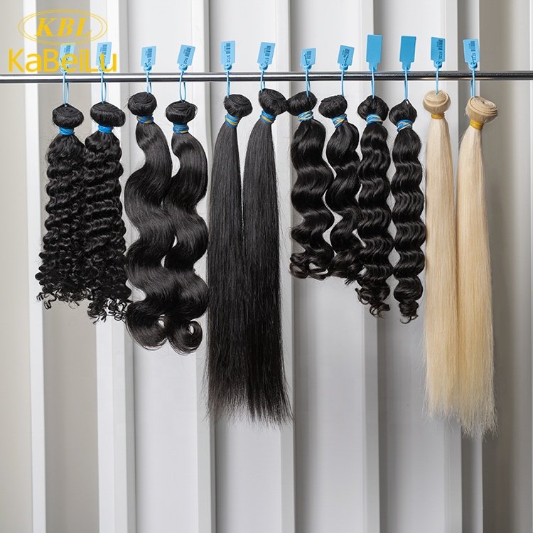 KBL 10inch to 50inch Good feedback Virgin cuticle alinged raw hair bundles , Brazilian human hair bundles & hair extensions
