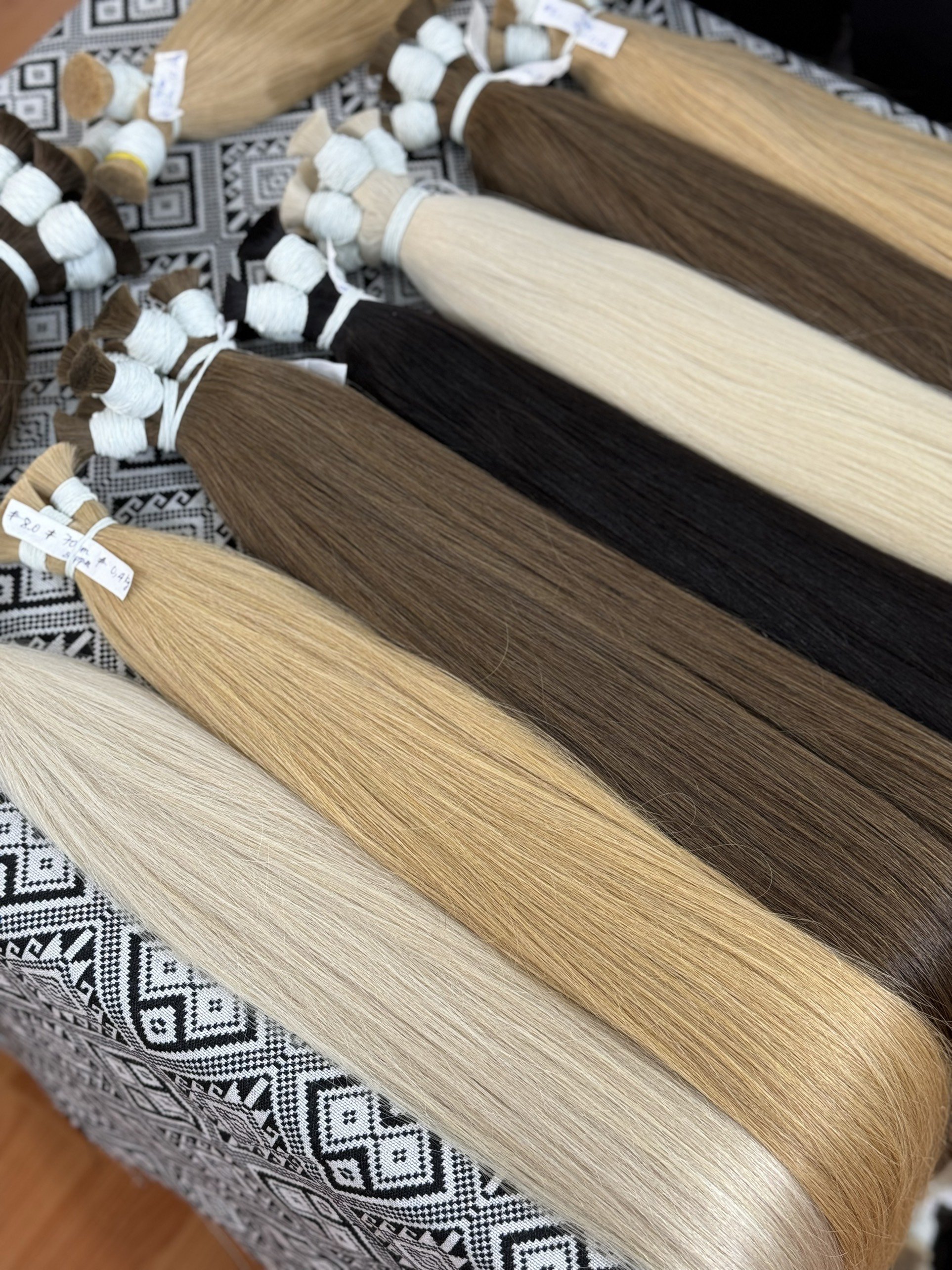 100% real virgin human hair extension
