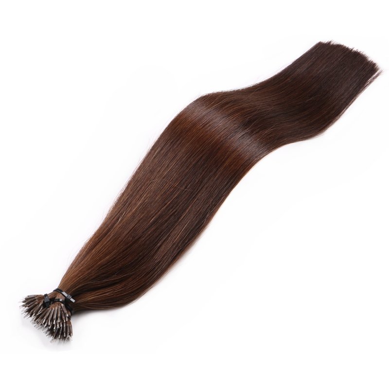 Wholesale Cuticle Aligned Virgin Hair 50g Nano Ring Hair Extensions Pre Bonded Nano Bead Human Hair Extensions