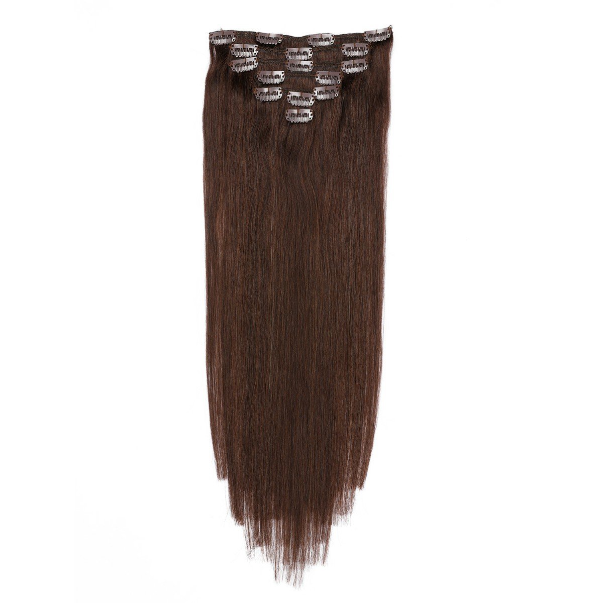 High Quality Seamless Invisible Clip In Human Hair Extensions 100% Remy Virgin Russian Hair Customized Color Raw Hair