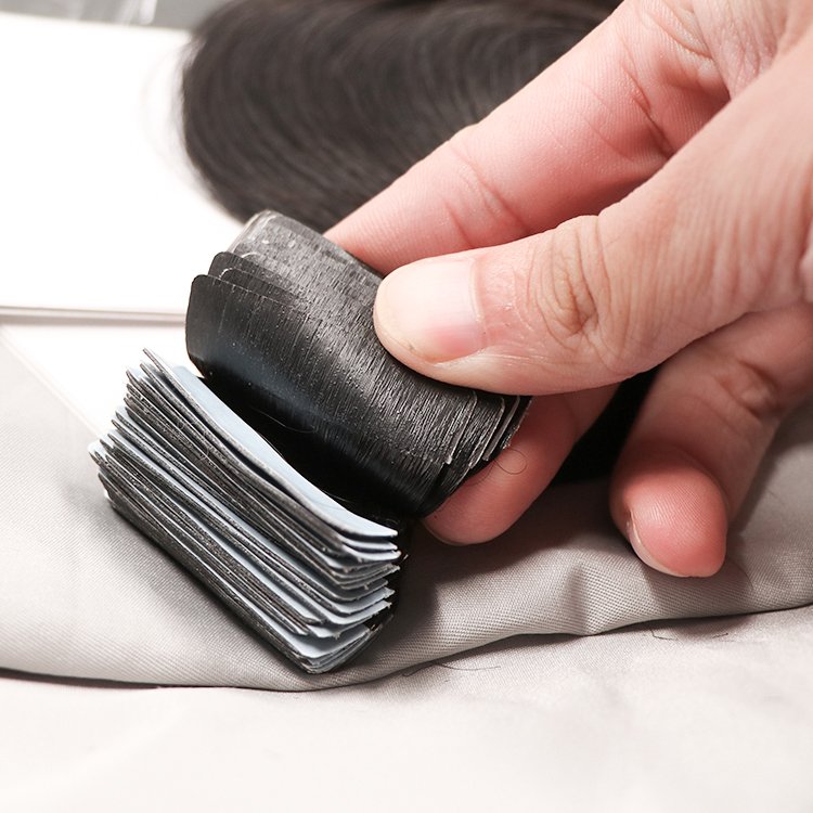 Wholesale Hot sale Quality Real Human Hair Extension Tape In Hair Natural Curly Hair Extension