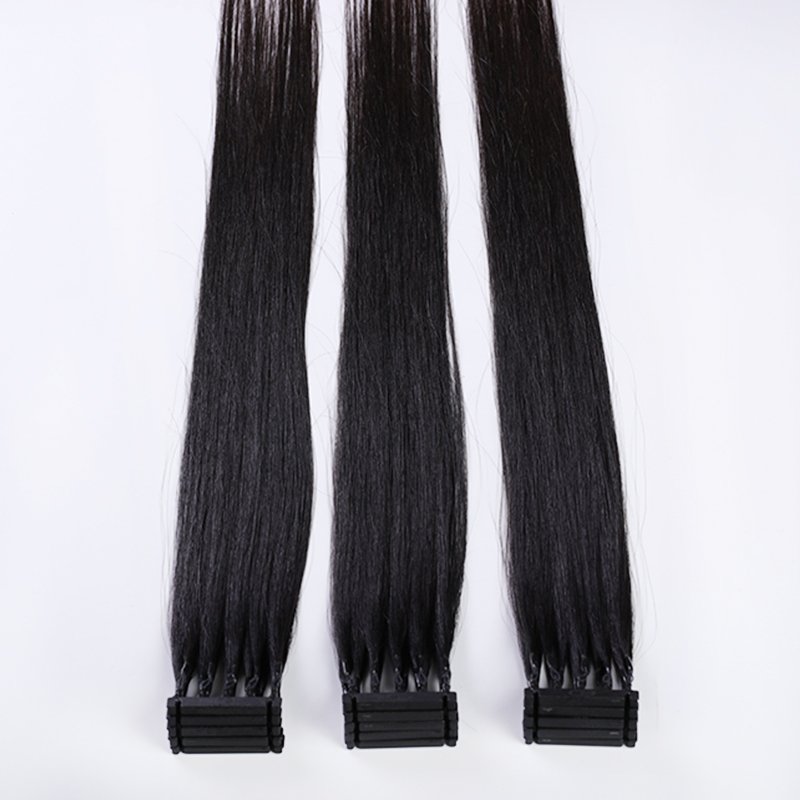 HD 6D Hair East Install Remy Human Hair Extension 6D Unprocessed Pre-bonded Straight Invisible 6D Hair Extension
