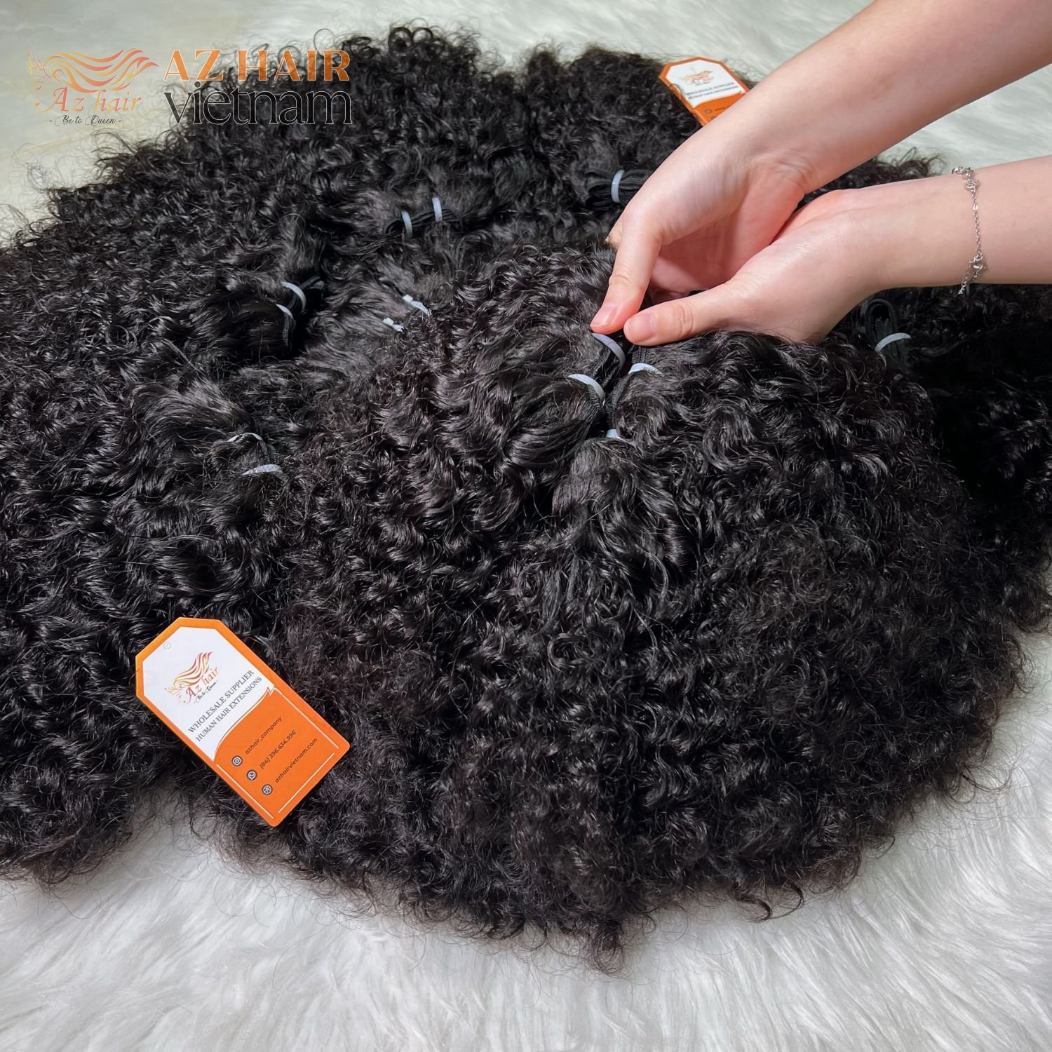Raw Burmese Curly Vietnamese Human Hair Extensions Weave Bundles Wholesale Factory Price For Black Women Black Women