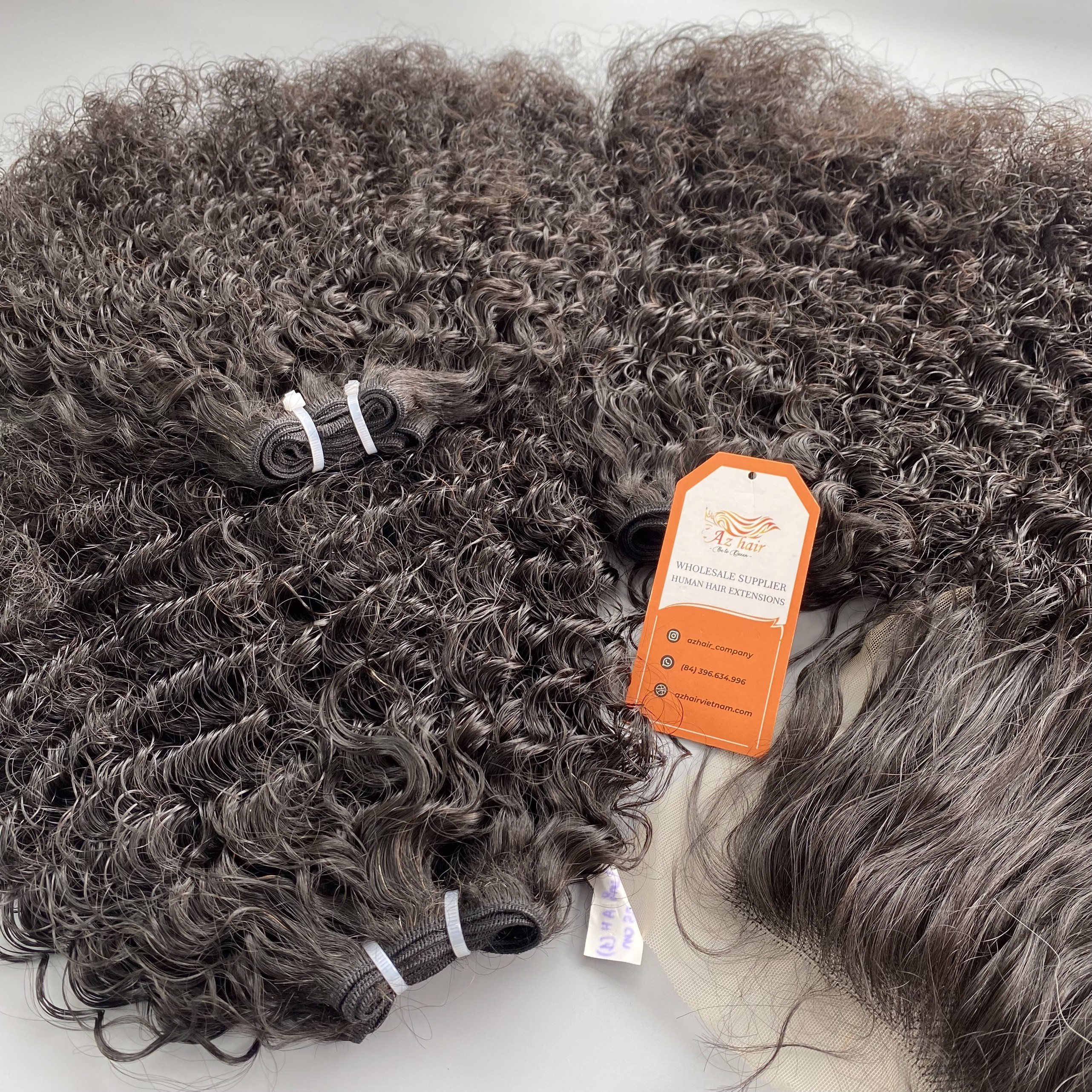 Raw Burmese Curly Vietnamese Human Hair Extensions Weave Bundles Wholesale Factory Price For Black Women Black Women