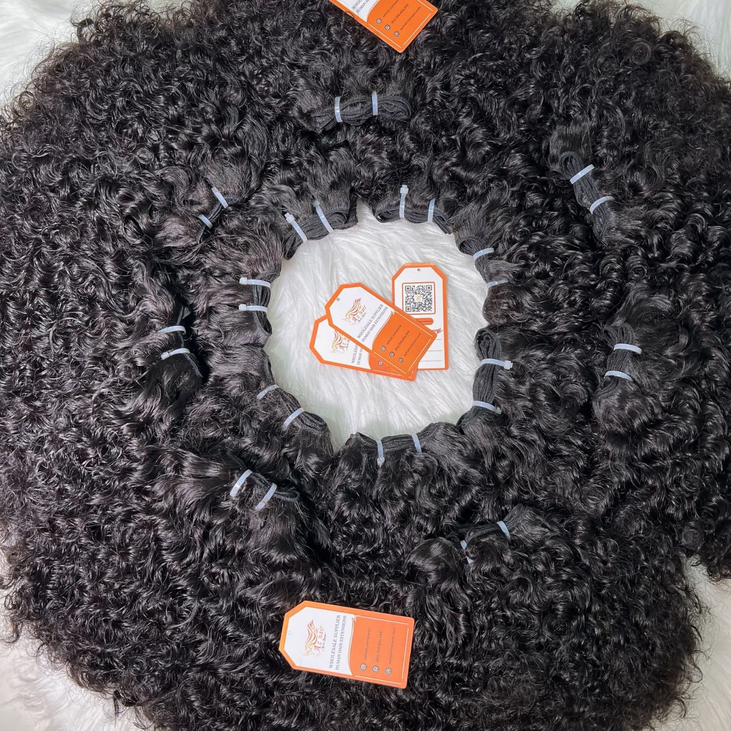 Raw Burmese Curly Vietnamese Human Hair Extensions Weave Bundles Wholesale Factory Price For Black Women Black Women
