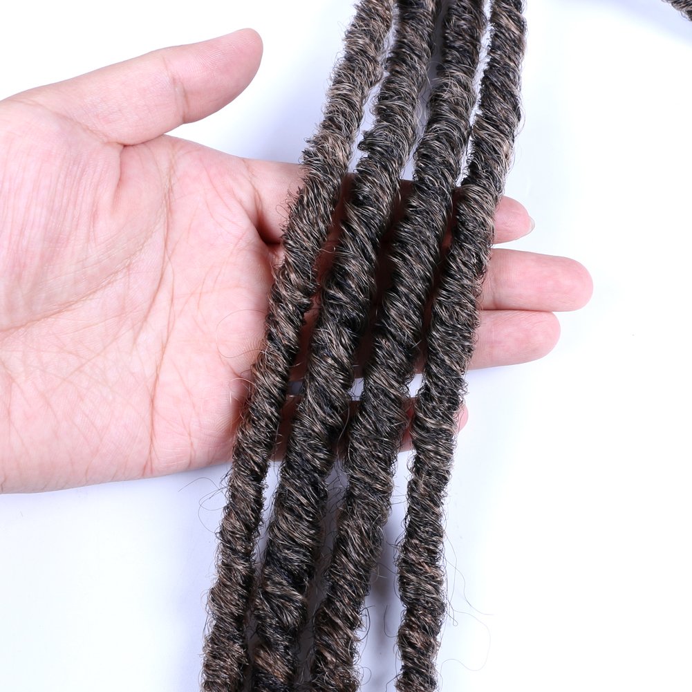 Goddess Locs Crochet Hair Wavy Curly Faux Crochet Braids Synthetic Hair Extensions Dreadlocks Crochet Locs Braiding Hair