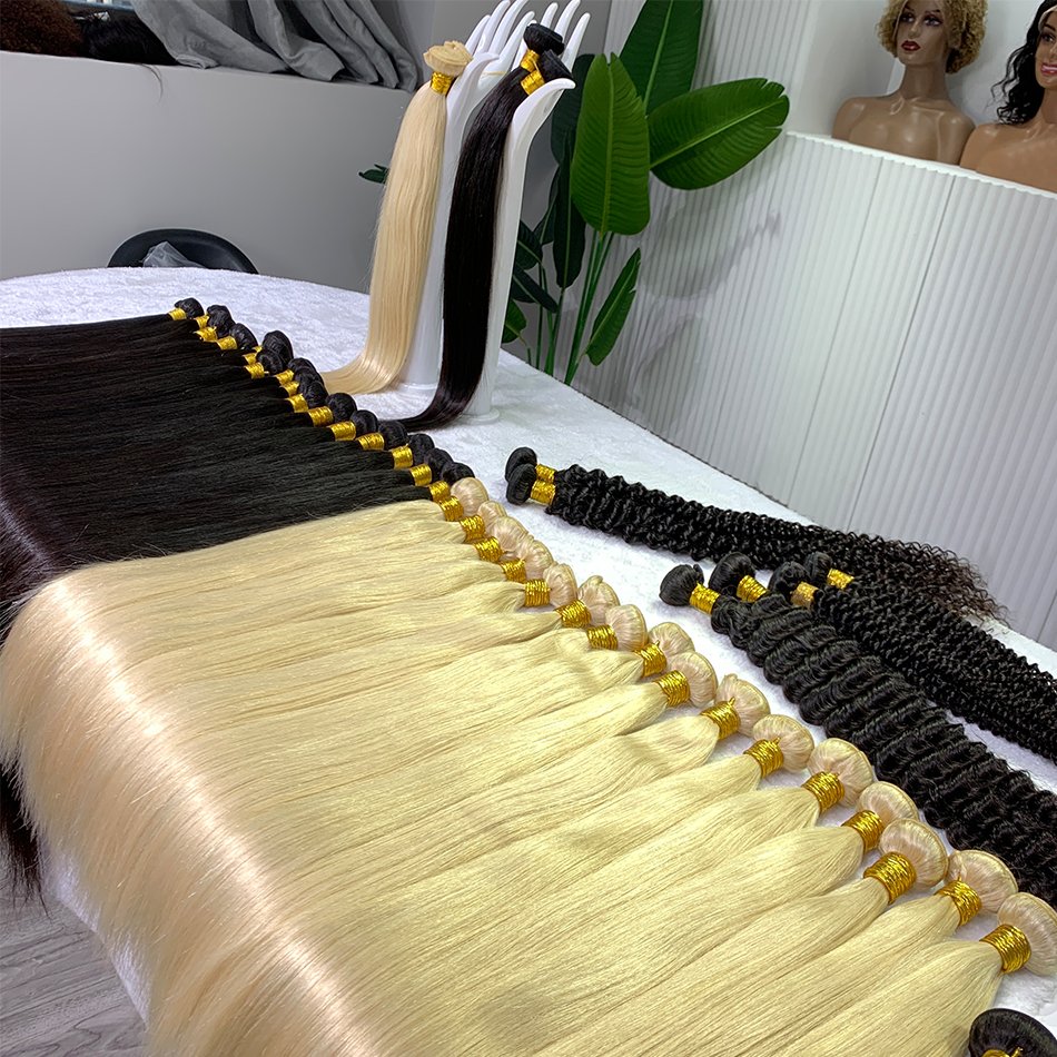 Wholesale Natural Black Color Human Hair Extension Straight Hair Bundles ,Original Brazilian Straight Hair