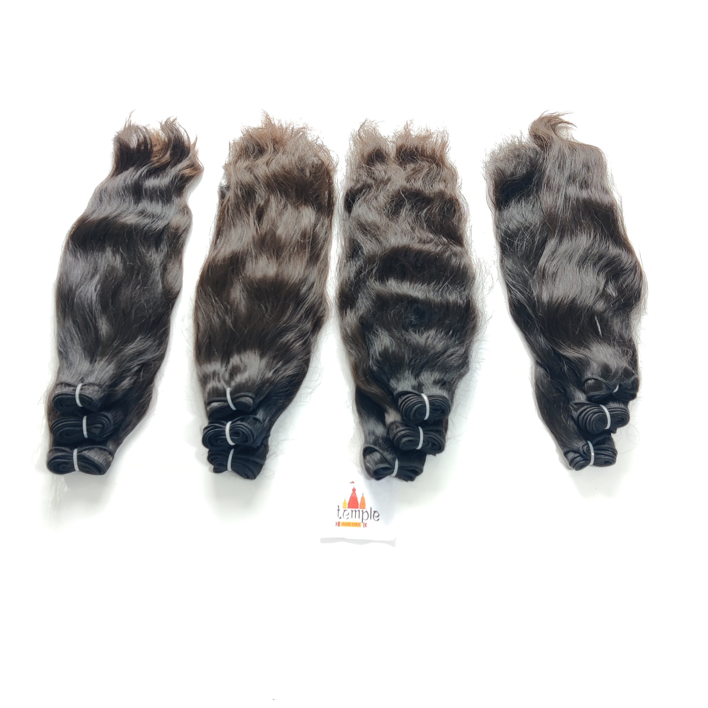 100% Wholesale Bundles Indian manufactures natural color hair black women unprocessed cuticle aligned human hair extensions
