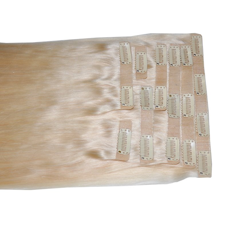 various Luxury 100% Virgin Remy Human Hair Extension Invisible Clip-In Hair Injection Machine Weft